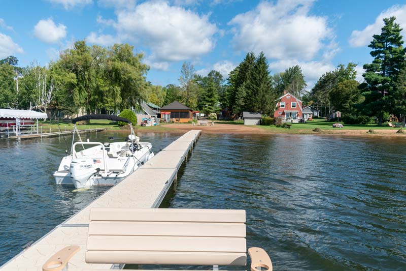 dock on lake