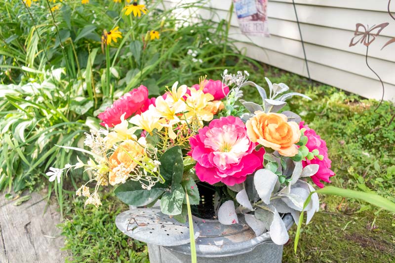 flowers sitting on a table